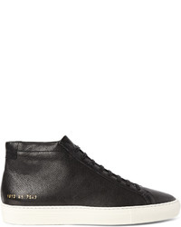 Common Projects Original Achilles Grained Leather High Top Sneakers