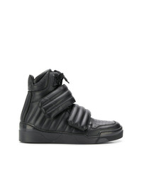 Les Hommes Padded High Top Sneakers