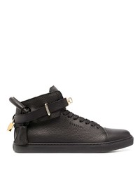 Buscemi Pebbled Effect Leather Sneakers