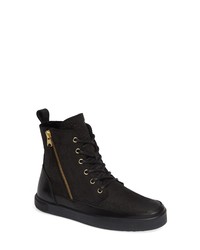 Blackstone Ql43 High Top Sneaker With Genuine Shearling Lining