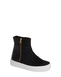 Blackstone Ql49 Sneaker Bootie With Genuine Shearling Lining