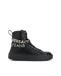 Versace Jeans Quilted Hi Top Sneakers