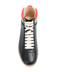 Gucci Rainbow Hi Top Sneakers