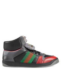 Gucci Screener Leather High Top Sneakers