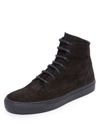 Wings + Horns Service Leather High Top Sneakers