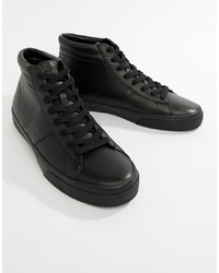 Men's Leather High Top Sneakers by Polo 