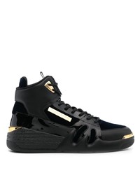 Giuseppe Zanotti Side Logo Plaque High Top Sneakers