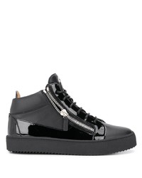 Giuseppe Zanotti Side Zip High Top Sneakers