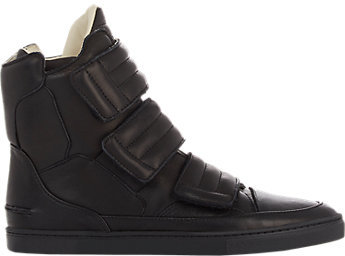high top sneakers with straps