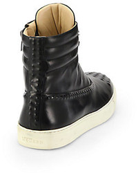 Alexander McQueen Studded Leather High Top Sneakers