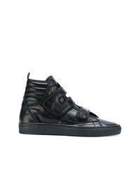 Raf Simons Touch Strap Hi Top Sneakers