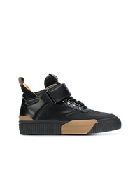 Moncler Touch Strap Hi Top Sneakers
