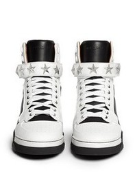 Givenchy Tyson High Top Star Stud Leather Sneakers
