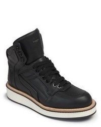 Givenchy Tyson Rottweiler Leather High Top Sneakers