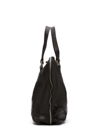 Guidi Black Small Expandable Weekender Bag