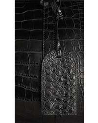 Burberry Polished Alligator Leather Holdall