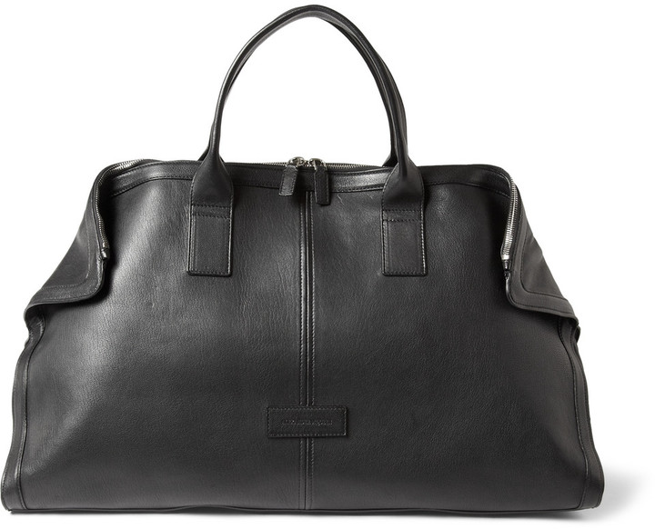 Alexander McQueen De Manta Leather Holdall Bag, $1,640 | MR PORTER ...