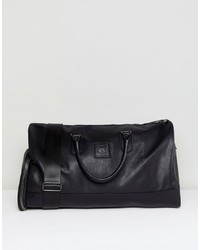 Good For Nothing Holdall In Black Faux Leather