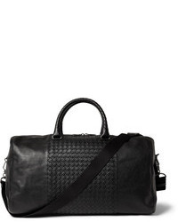 Bottega Veneta Intrecciato Panelled Leather Holdall Bag