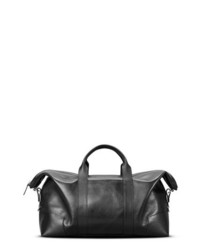 Shinola Signature Leather Duffel Bag