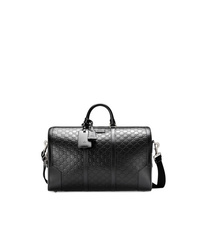Gucci Signature Leather Duffle Bag