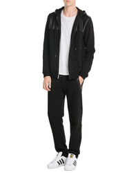 Marc by Marc Jacobs Hoodie With Leather