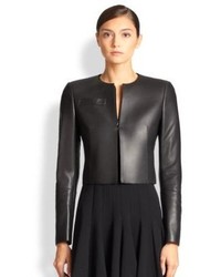Akris Architecture Collection Hasso Leather Jacket