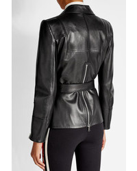 Alexander McQueen Belted Leather Jacket