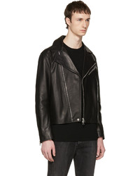 Acne Studios Black Leather Axl Jacket