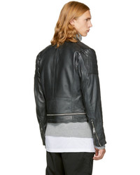 Diesel Black Leather L Primus Jacket