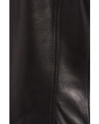 Vince Camuto Braid Detail Leather Jacket