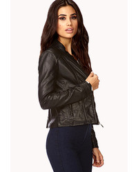 Forever 21 Casual Chic Faux Leather Jacket