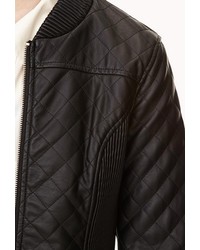 Forever 21 Chic Quilted Faux Leather Jacket