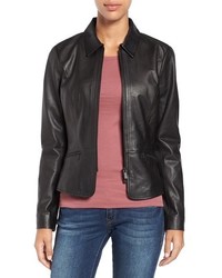 Classiques Entier Fitted Leather Jacket