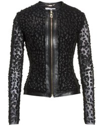 Versace Collection Pieced Leather Jacket