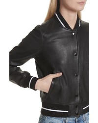 Rag & Bone Cooper Leather Varsity Jacket