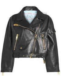 Natasha Zinko Cropped Leather Jacket