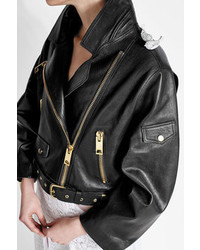 Natasha Zinko Cropped Leather Jacket