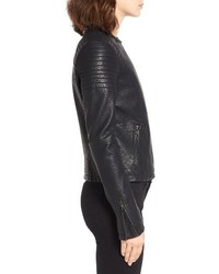 Cupcakes And Cashmere Dax Faux Leather Jacket