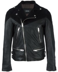 Diesel Zipped Leather Jacket