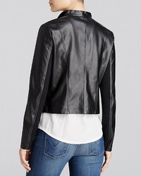 BB Dakota Drapey Faux Leather Jacket