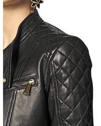 DSquared Quilted Nappa Leather Biker Jacket