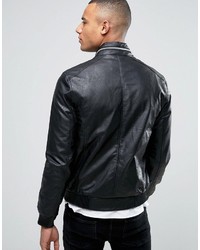 Celio Faux Leather Jacket