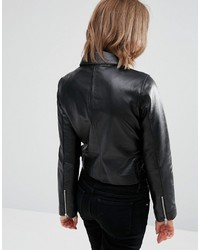 Asos Jacket In Soft Premium Leather