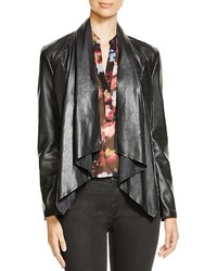 KUT from the Kloth Levi Draped Faux Leather Jacket