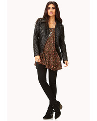 Forever 21 Moto Chic Faux Leather Jacket