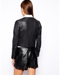 Muu Baa Muubaa Mao Collarless Leather Jacket