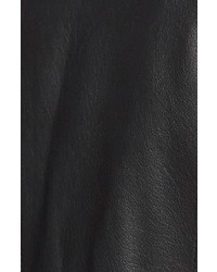 Cole Haan Notch Collar Lambskin Leather Jacket