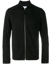 Our Legacy Suede Zip Shirt