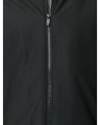Z Zegna Panelled Leather Jacket